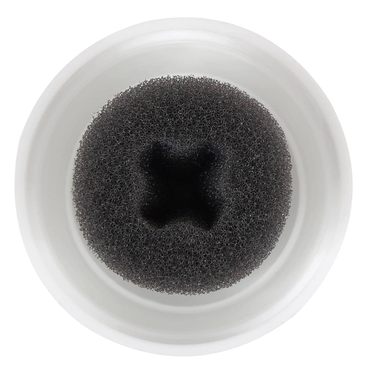 Round black sponge pad inside nail remover pot