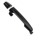 Black exterior door handle for rear left or right, with mounting tabs