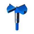 60mm Forstner drill bit with blue carbide cutters and boring head