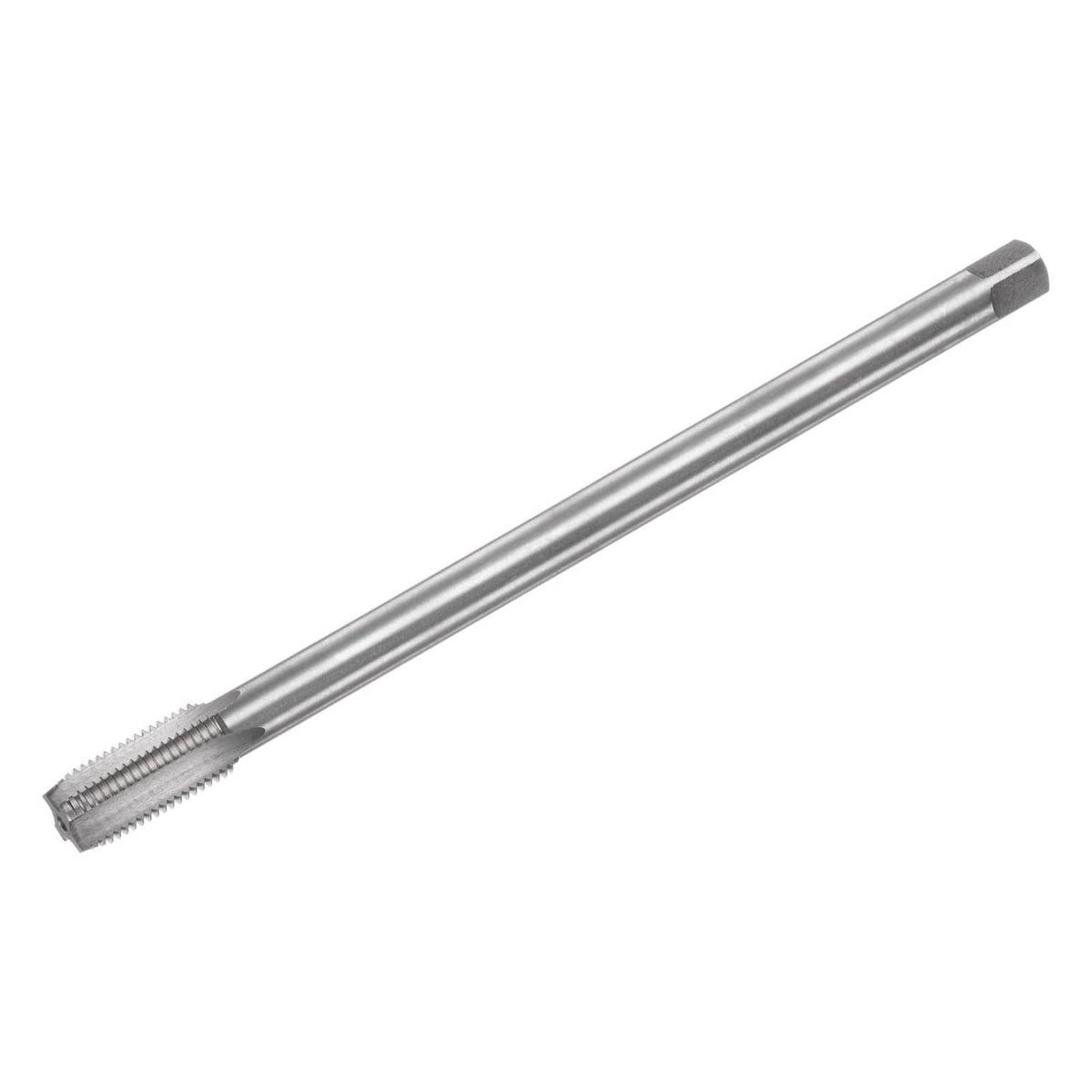 M14 x 1.5 metric thread tap, silver steel, long fluted cutting end