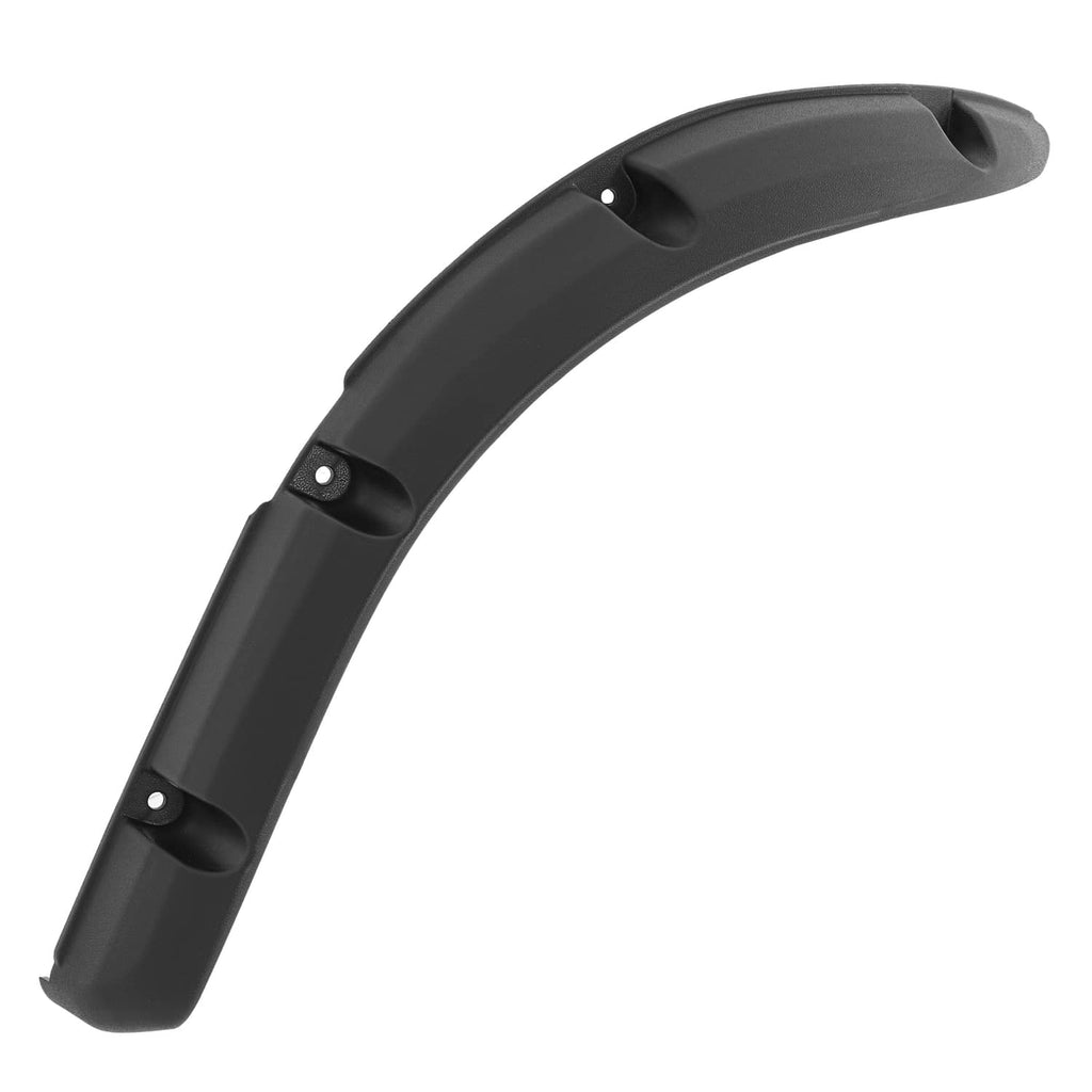 Single black curved fender flare with multiple mounting points and screw holes.