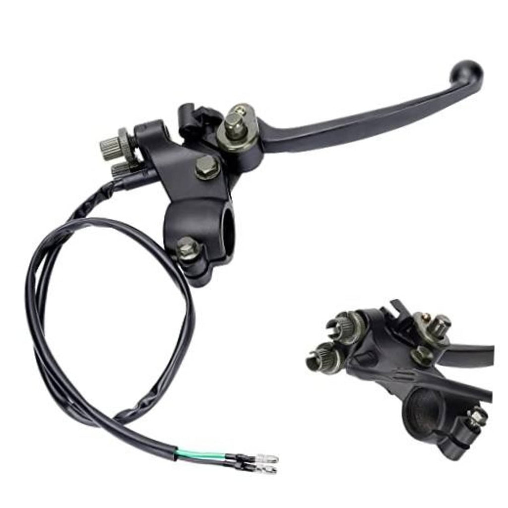 Right brake lever with cable and black lever housing