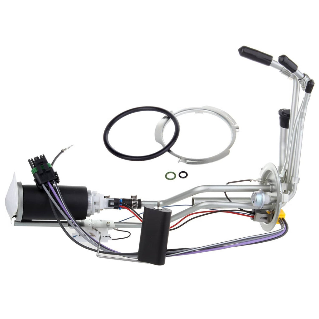 Electric fuel pump assembly with hoses, wiring harness, connectors and O-rings
