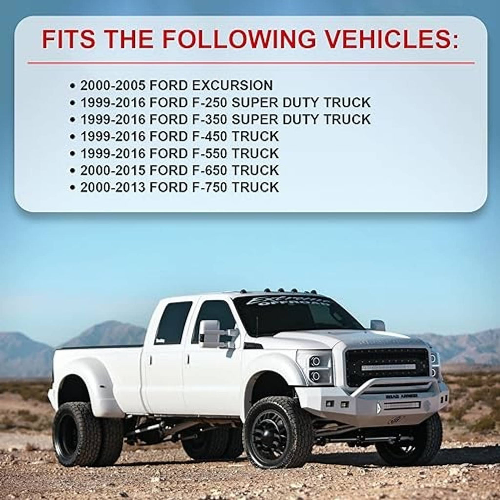 Pickup truck shown with black exterior door handle replacement, textured finish
