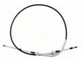 Golf cart transmission shift cable loop with silver sections and black capped ends