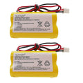 NEAFAZA yellow 3.6V Ni-Cd emergency light battery pack with red/black wires