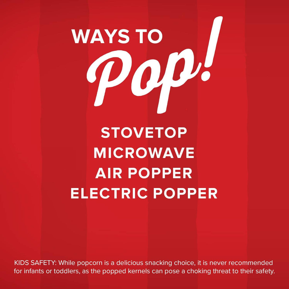 Popcorn safety guide for stovetop, microwave, air popper, electric popper