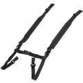 Black adjustable backpack sprayer replacement straps with buckles and clips