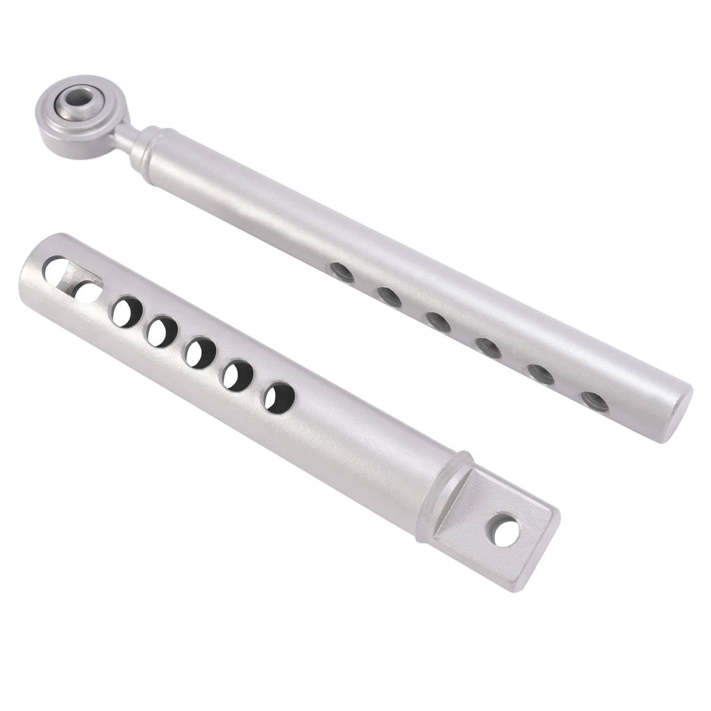 3-point lift stabilizer link assembly with two arms and pivot bearing at top