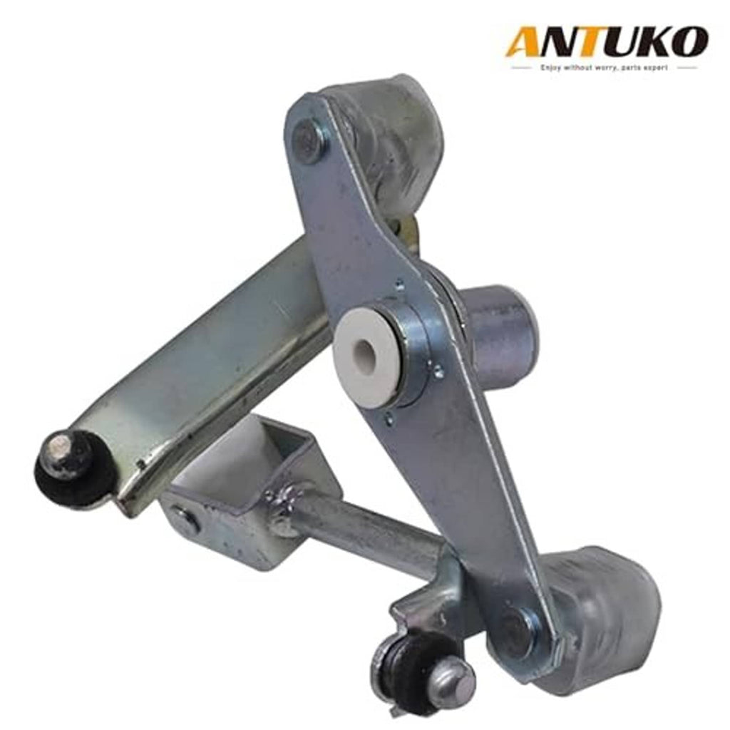 Manual shifter linkage equalizer with U-shaped metal bracket and rubber bushings