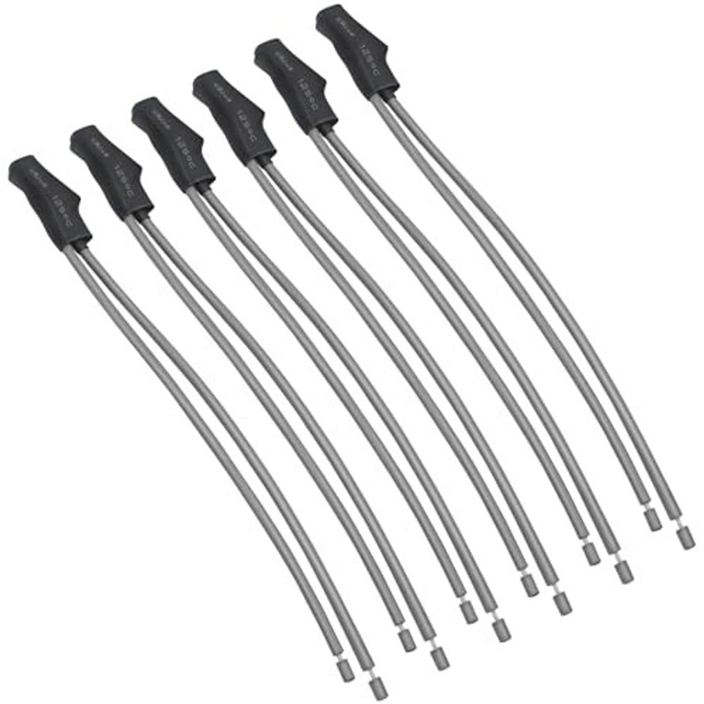 Variable resistor kit with multiple black adjustment housings and long silver solder leads