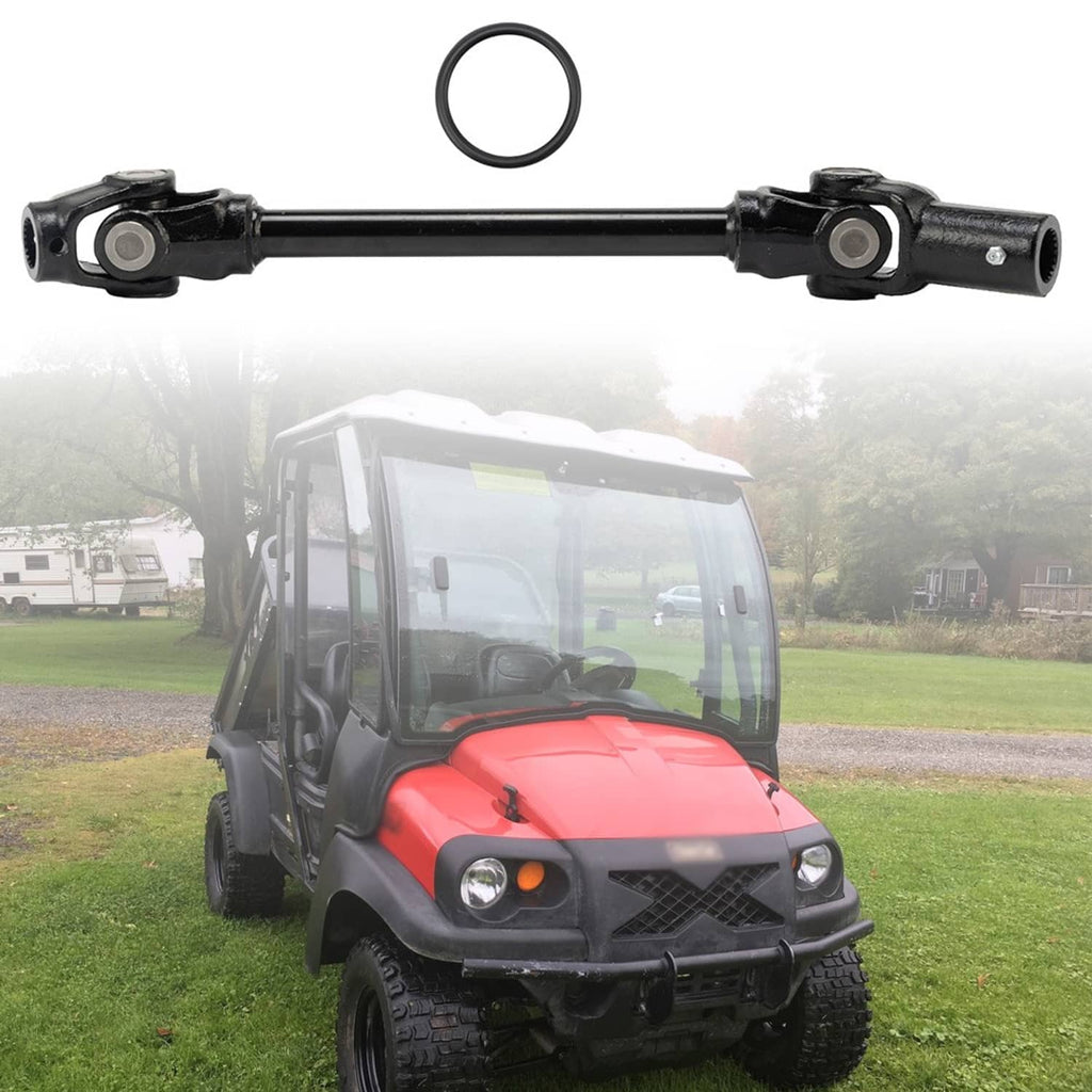 Rear prop shaft assembly with universal joints and black O-ring seal