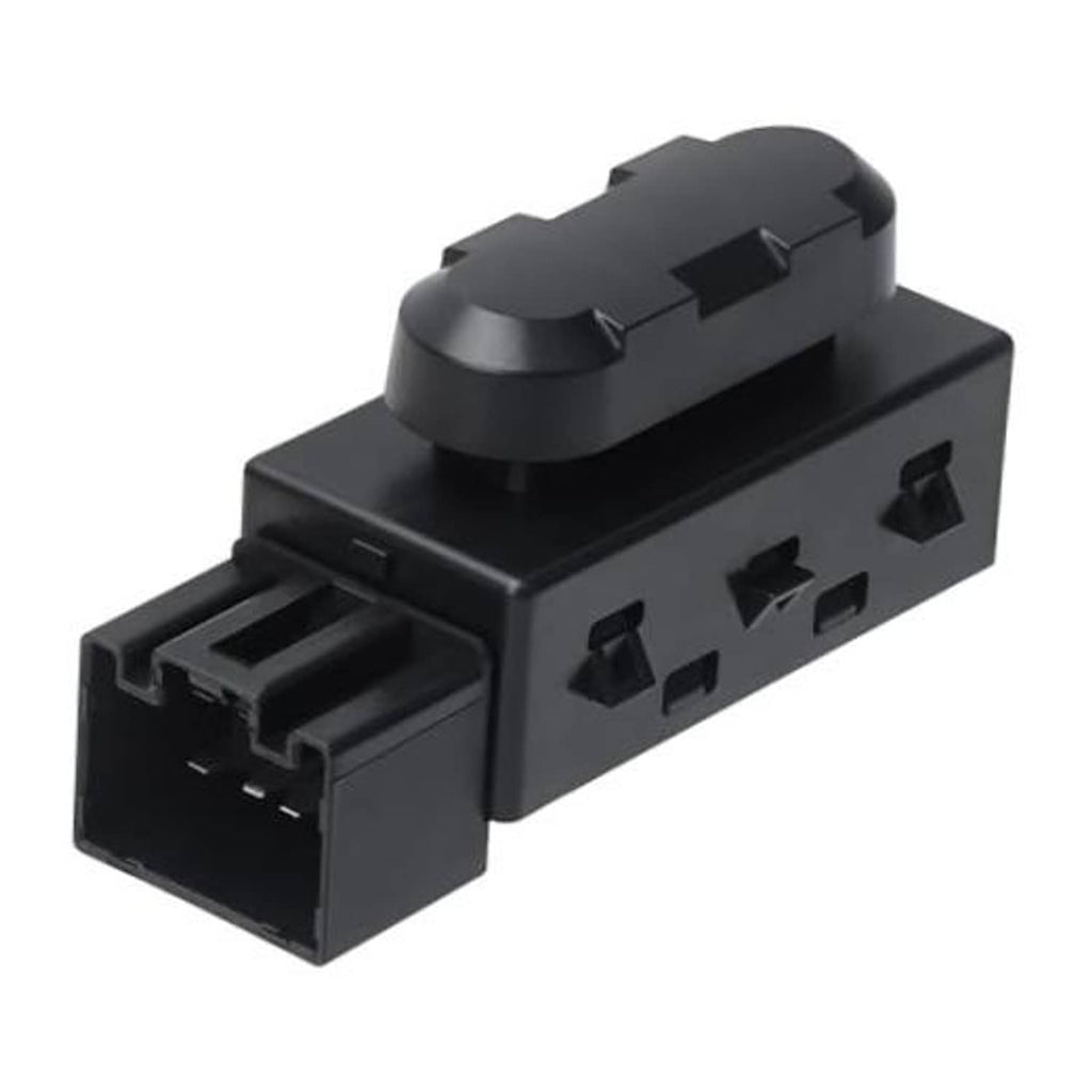 Black power seat adjustment switch with wiring connector and control buttons