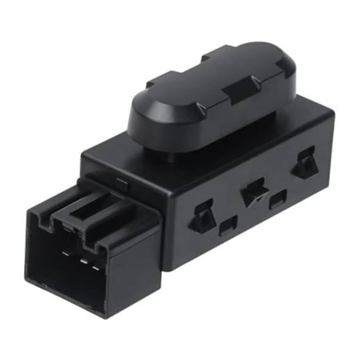 Black power seat adjustment switch with wiring connector and control buttons