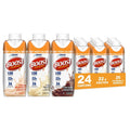 BOOST nutritional drink multipack cartons with three flavors: chocolate, vanilla, strawberry