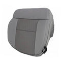 Flint gray perforated cloth front seat bottom cover, driver-side