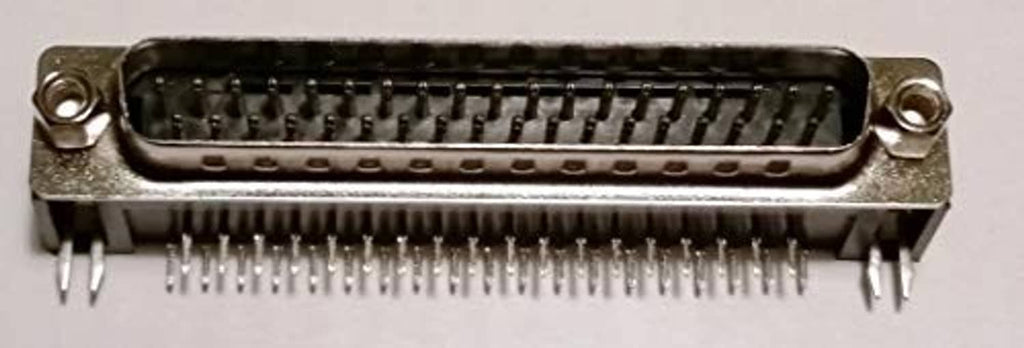 DB37 male connector close-up showing pin row and D-sub metal housing.