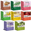 8-pack natural shampoo bar gift set with assorted colored soap boxes