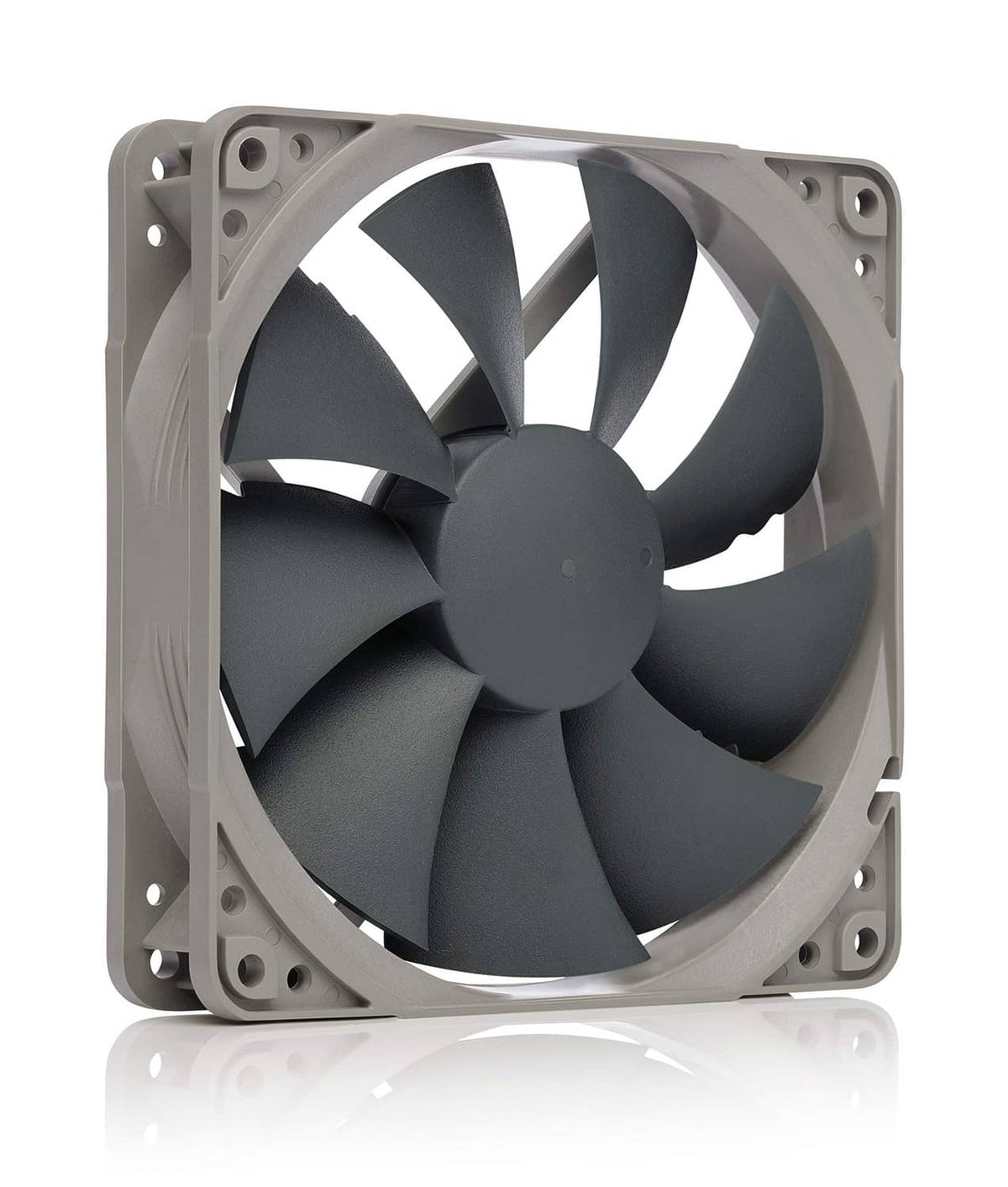 120mm PWM PC fan, grey frame with black blades and 4-pin mounting