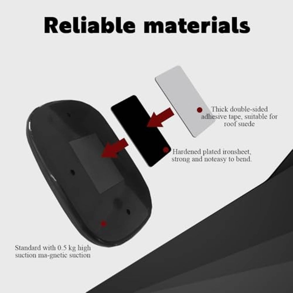 Car ceiling dome LED light with mounting plate and thick double-sided adhesive tape