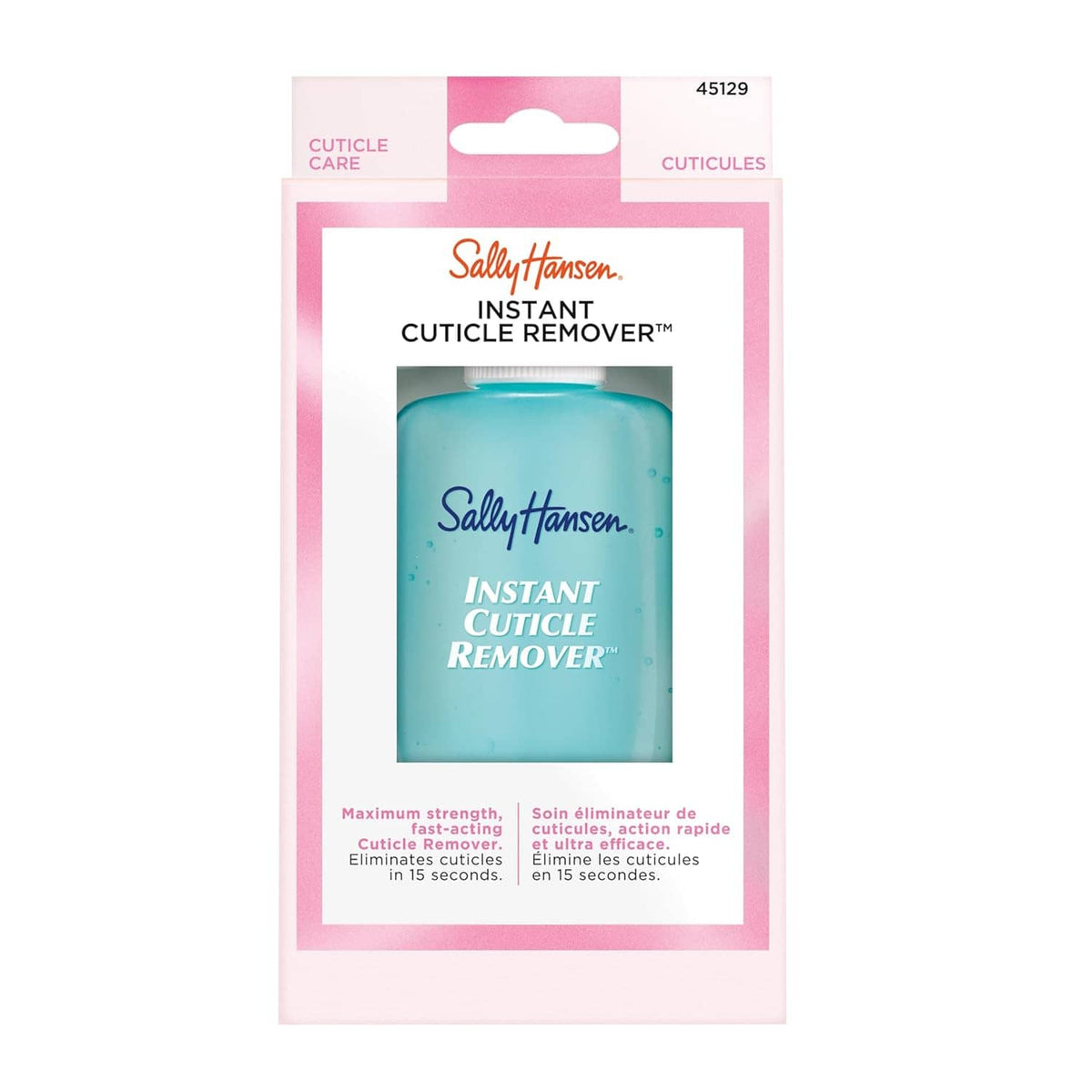 Cuticle remover package with Sally Hansen Instant Cuticle Remover bottle photo