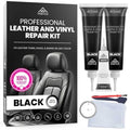 Professional leather and vinyl repair kit box with two black gel tubes and applicator