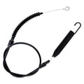 Black blade engagement cable with spring and ring terminal connector