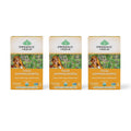 Organic India Tulsi Ashwagandha herbal tea boxes, 3-pack set of cartons.