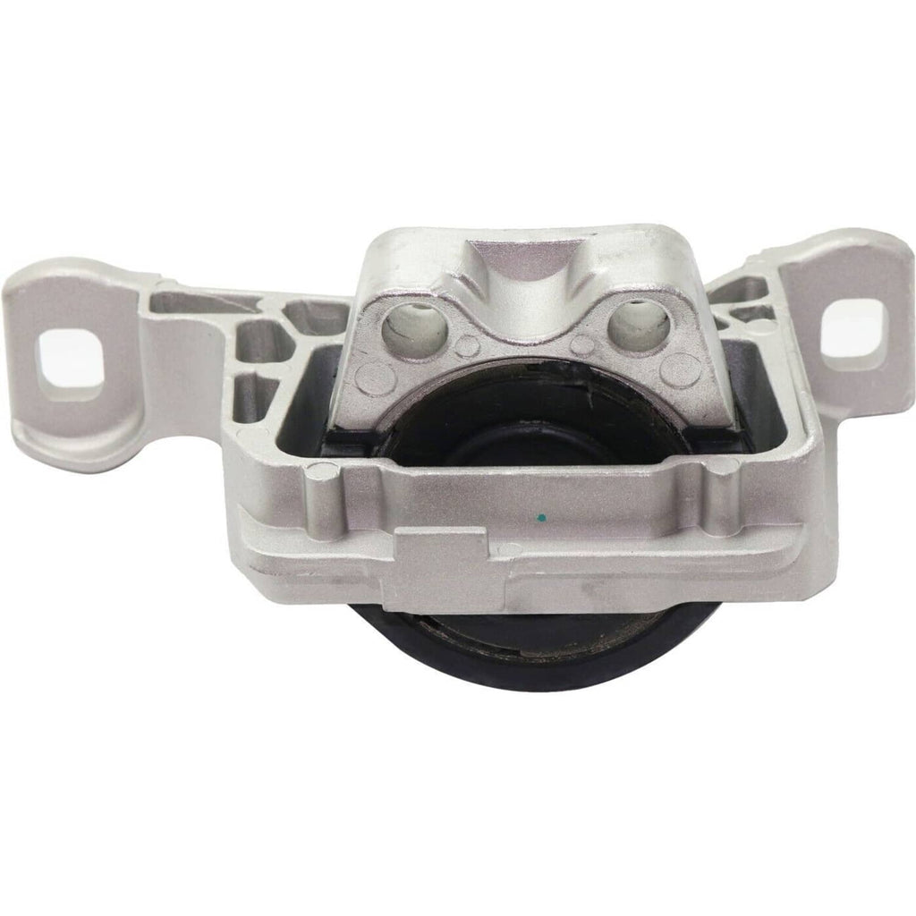 Motor mount with silver U-shaped bracket and black circular rubber bushing