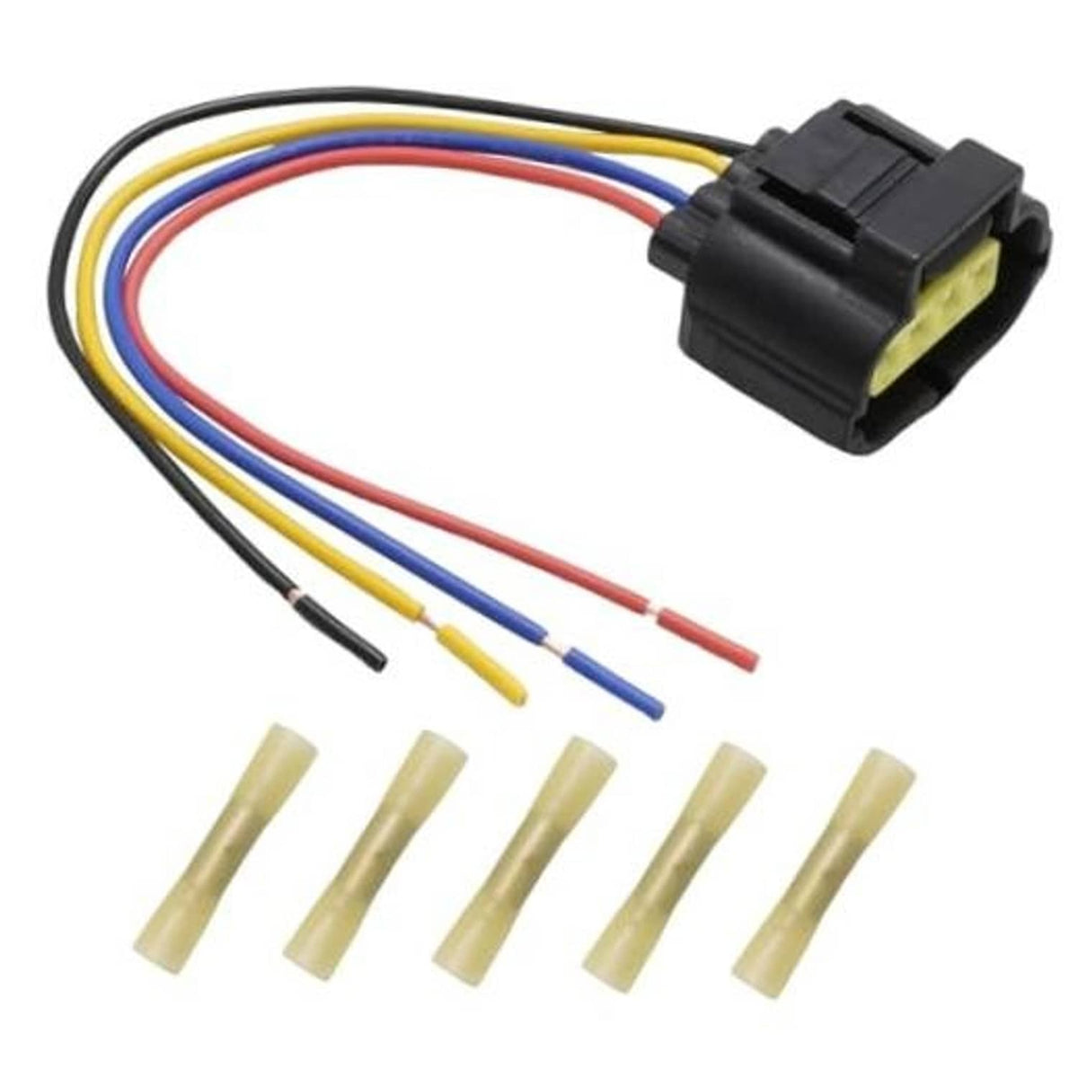4-pin TPS throttle connector wiring harness pigtail plug with multicolor leads