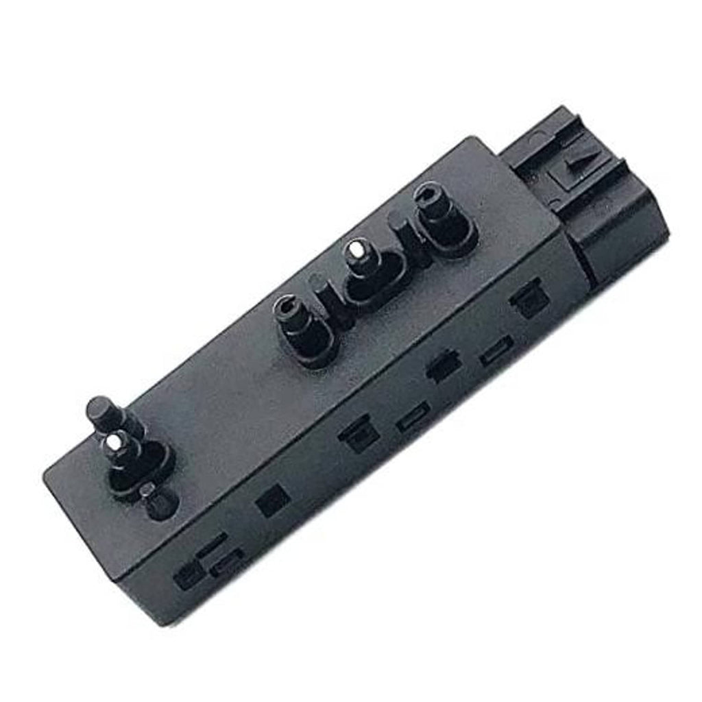Power seat tilt switch module, dark gray with rocker controls and wiring connector