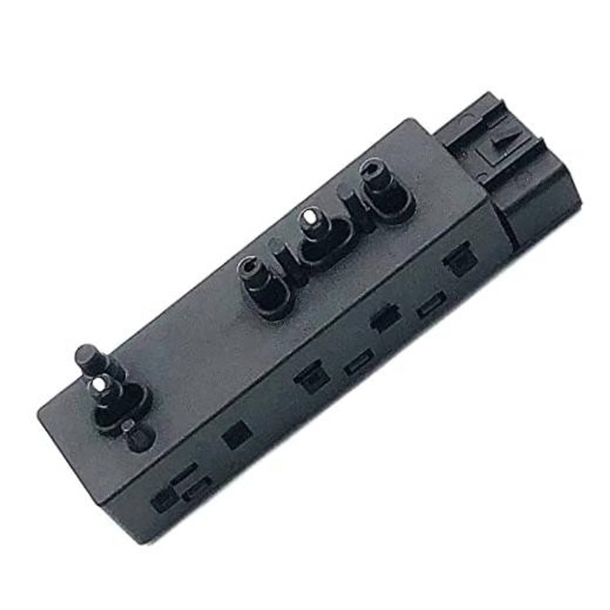 Power seat tilt switch module, dark gray with rocker controls and wiring connector
