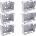 RONGYOUNG low-profile blind bracket set (white), box-mounting, open corner view