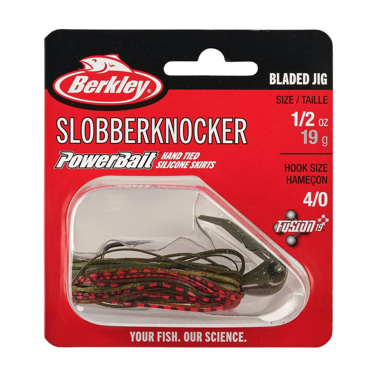 Berkley Slobberknocker bladed jig blister pack, 1/2 oz PowerBait
