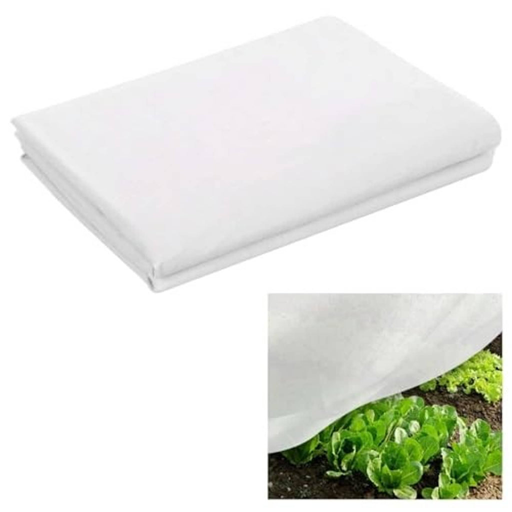 White plant sun protection cloth, neatly folded sheet