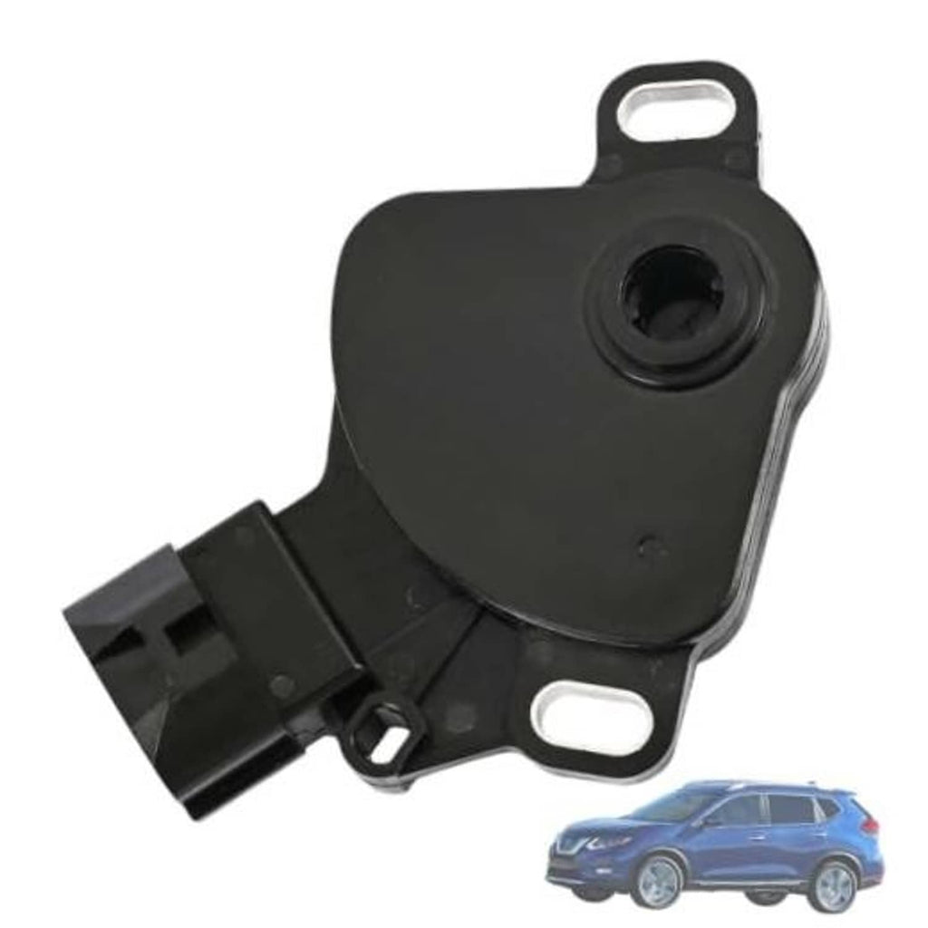 Black automatic transmission gear position sensor with mounting tabs and electrical connector