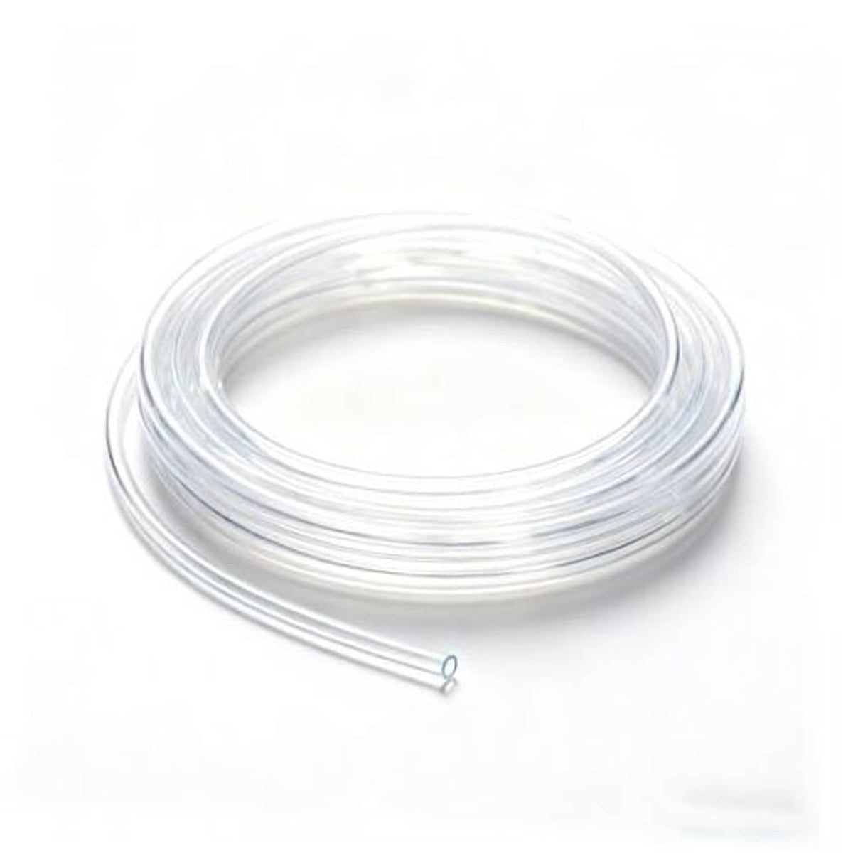 Clear flexible PVC tubing coil, transparent plastic water tube