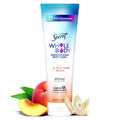 Secret Whole Body deodorizing body wash tube, peach & vanilla blossom scent