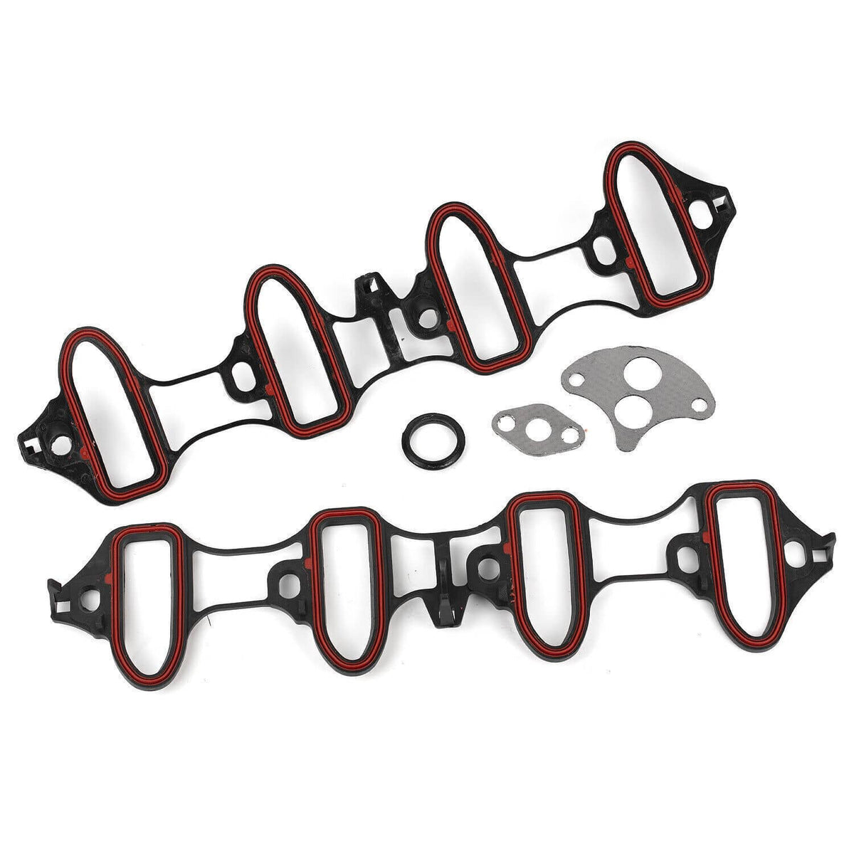 Intake manifold gasket set with red-edged gaskets and small metal seals, new