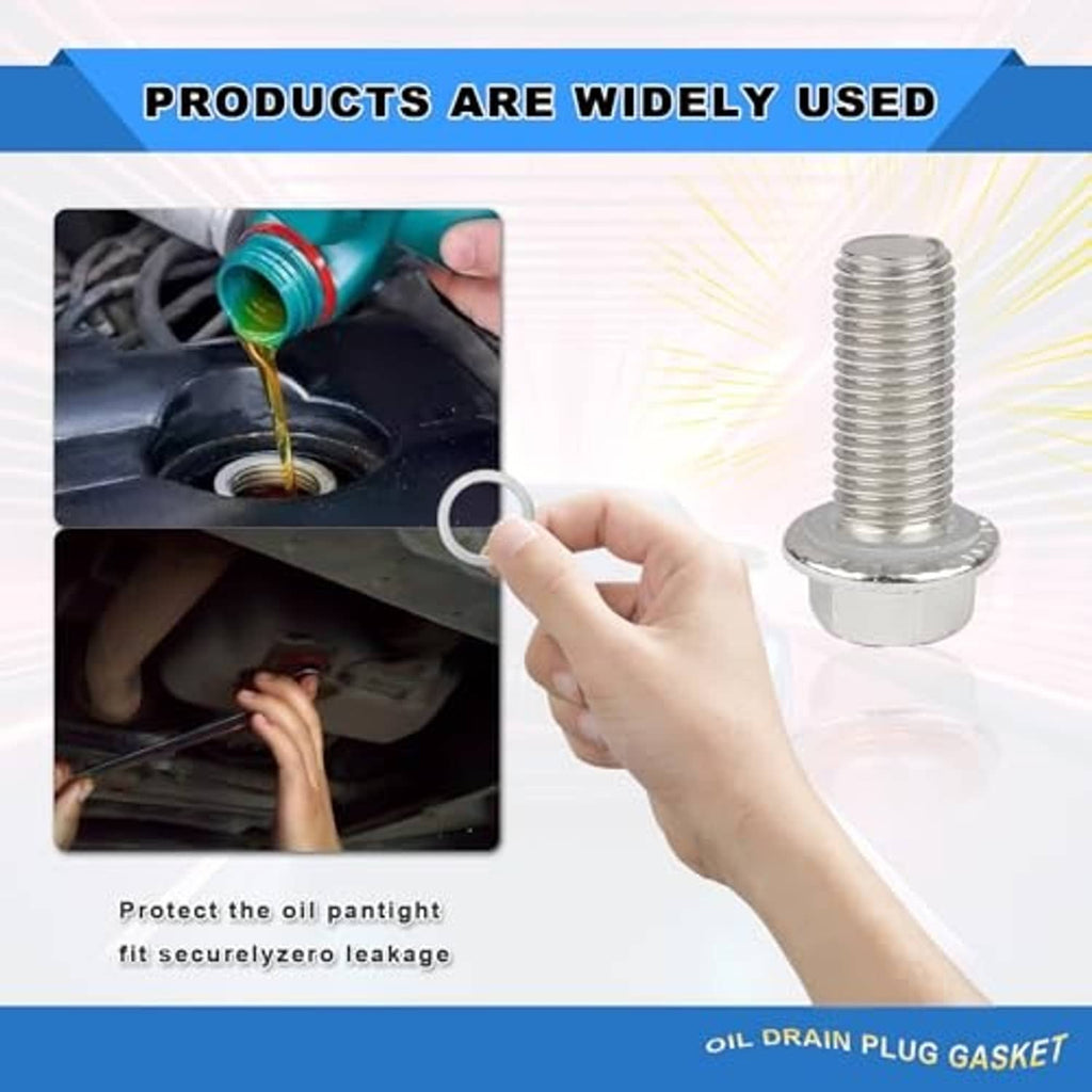 Oil drain plug gasket ring for sealing an oil drain plug on a vehicle