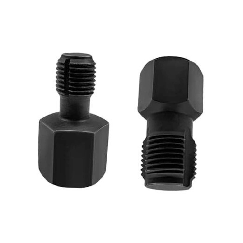 Oxygen sensor thread chasers set, black hex tools with external and internal threads (2pcs)