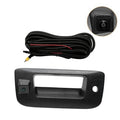Tailgate handle back up camera with attached cable, black housing