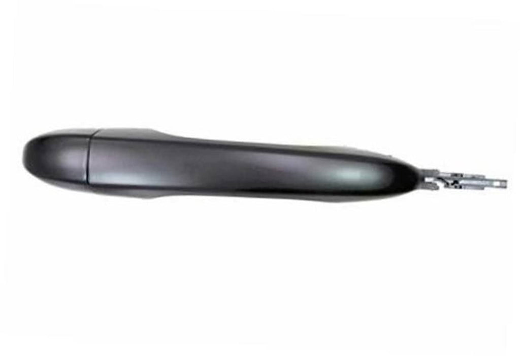 Front right exterior door handle, primed black, horizontal lever style