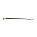 Black rubber brake hose with male-to-female swivel fittings, 18 in length