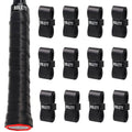 Black tennis racket grip tape, pre-cut wrap set with ROLETT branding