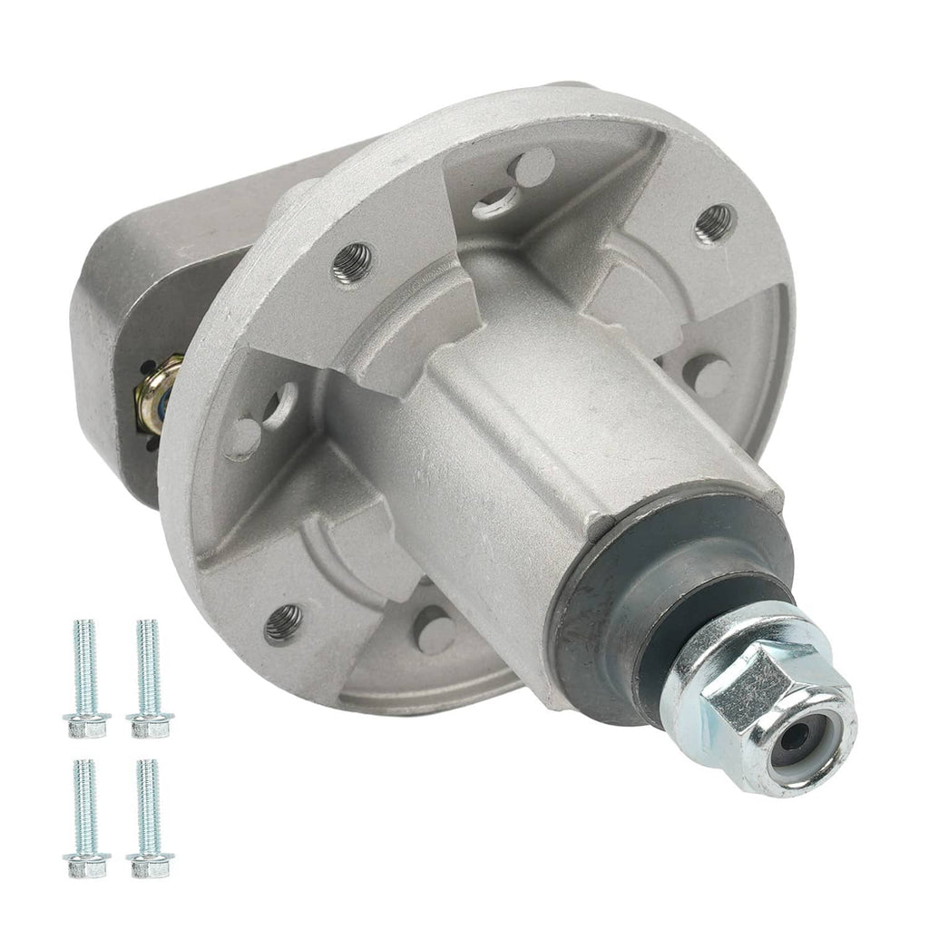 Deck rebuild kit spindle with side shaft and mounting bolts