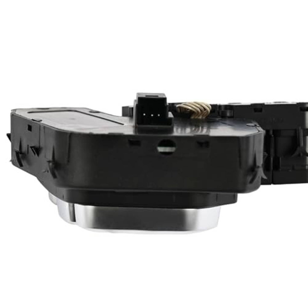 Power seat adjust control switch side view with exposed connectors and wiring