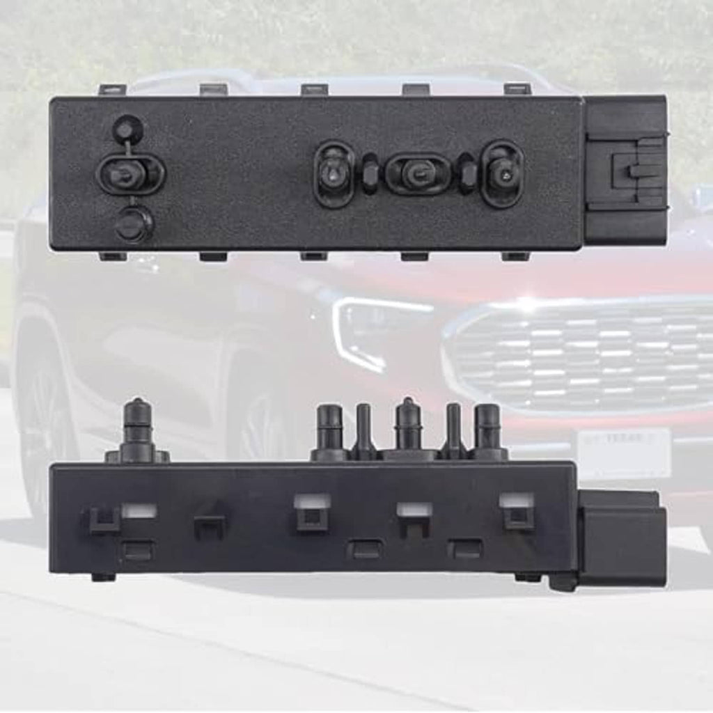 Power seat switch control housing with terminal posts and multi-pin connectors