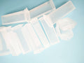 Clear plastic microscope slide holders with multiple compartments, case for rectangular slides
