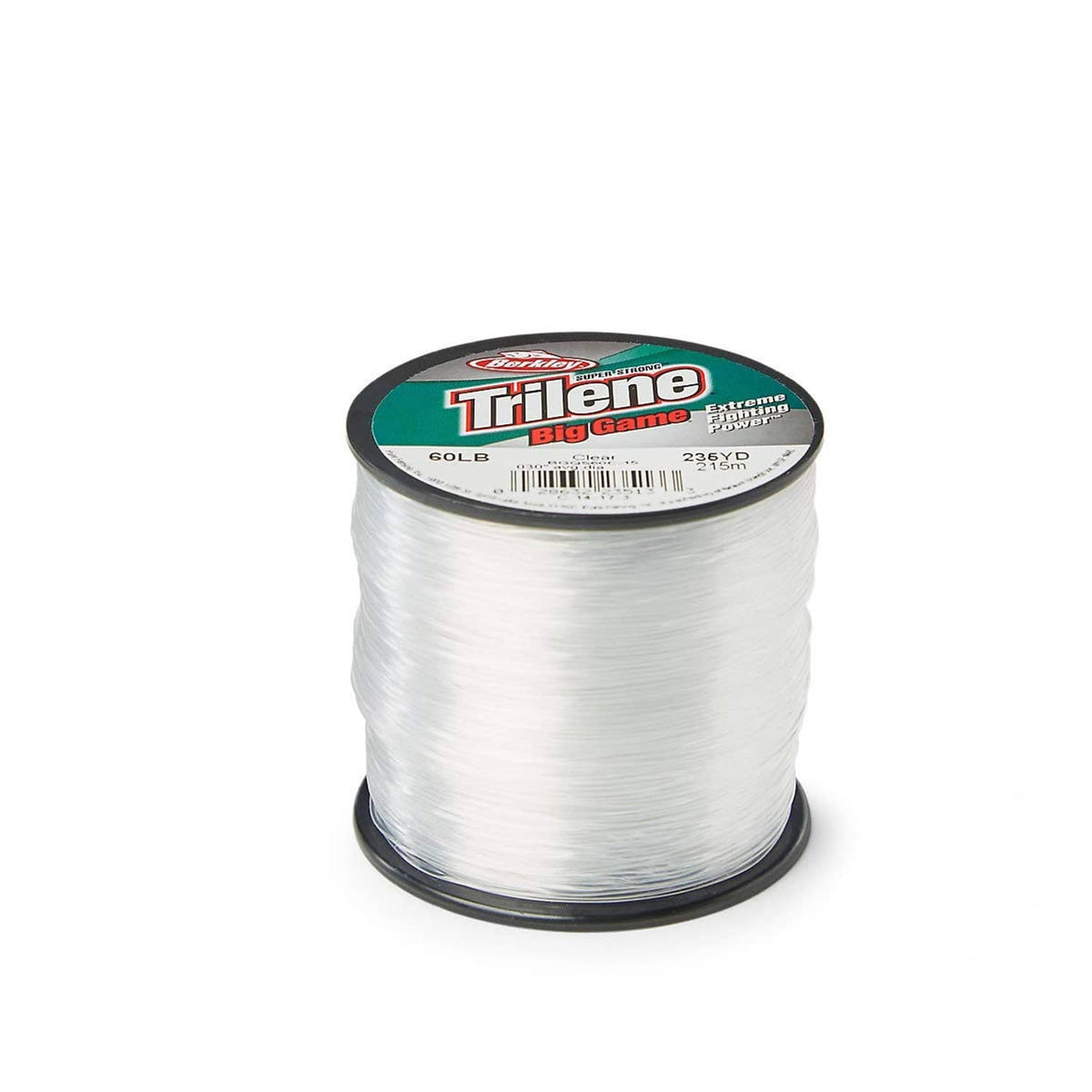 Berkley Trilene Big Game monofilament fishing line spool, clear 60 lb